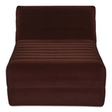 Verity Warm Brown Chaise by MOES at Eve Furniture