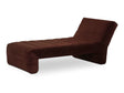 Verity Warm Brown Chaise by MOES at Eve Furniture