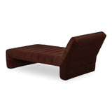 Verity Warm Brown Chaise by Moe's Home at Eve Furniture