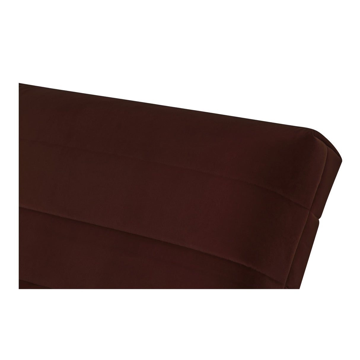 Verity Warm Brown Chaise by Moe's Home at Eve Furniture