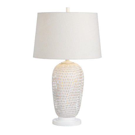 Verity White Table Lamp (Set of 2) by Crestview at Eve Furniture