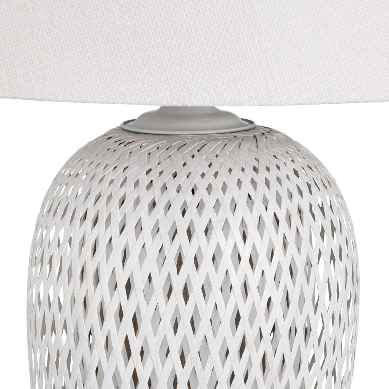 Verity White Table Lamp (Set of 2) by Crestview at Eve Furniture