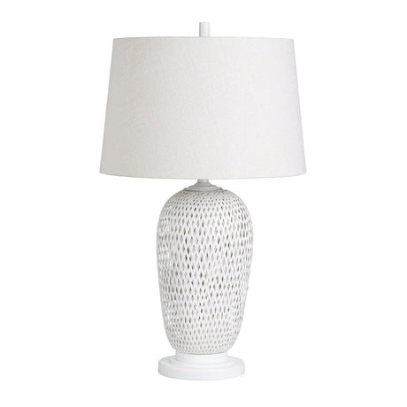 Verity White Table Lamp (Set of 2) by Crestview at Eve Furniture