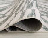 Verland Gray/White Washable Medium Rug by Ashley at Eve Furniture