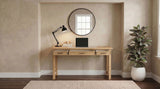 Vermes Light Ash 55-inch 3-drawer Writing Desk with Power Outlet by Coaster at Eve Furniture