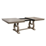 Vermillion Gray Cashmere Extendable Dining Set by Homelegance at Eve Furniture