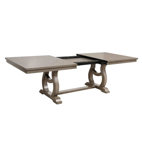 Vermillion Gray Cashmere Extendable Dining Set by Homelegance at Eve Furniture
