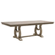 Vermillion Gray Cashmere Extendable Dining Table by Homelegance at Eve Furniture