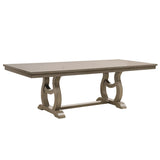 Vermillion Gray Cashmere Extendable Dining Table by Homelegance at Eve Furniture