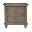 Vermillion Gray Cashmere Nightstand by Homelegance at Eve Furniture