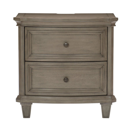 Vermillion Gray Cashmere Nightstand by Homelegance at Eve Furniture