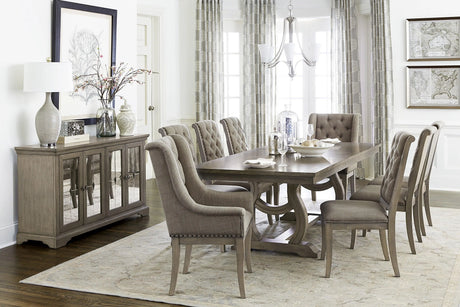 Vermillion Subtle Bisque Arm Chair, Set of 2 by Homelegance at Eve Furniture