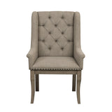 Vermillion Subtle Bisque Arm Chair, Set of 2 by Homelegance at Eve Furniture