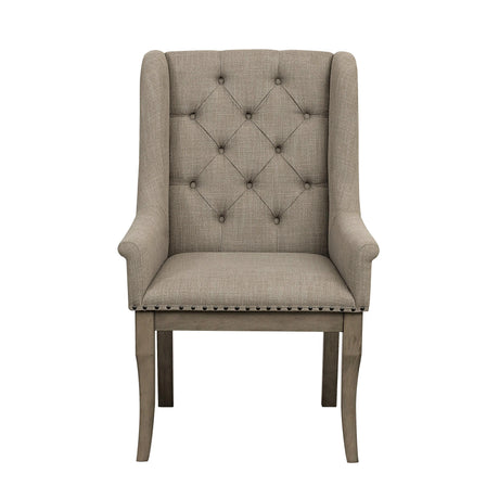 Vermillion Subtle Bisque Arm Chair, Set of 2 by Homelegance at Eve Furniture