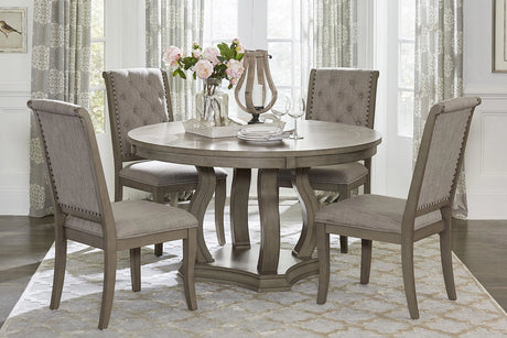 Vermillion Subtle Bisque Side Chair, Set of 2 by Homelegance at Eve Furniture