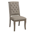 Vermillion Subtle Bisque Side Chair, Set of 2 by Homelegance at Eve Furniture