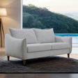 Vermon Light Gray Loveseat by Furniture of America at Eve Furniture