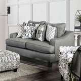 Verne Bluish Gray Sofa & Loveseat by Furniture of America at Eve Furniture