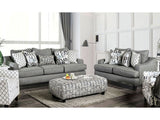 Verne Bluish Gray Sofa & Loveseat by Furniture of America at Eve Furniture