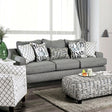 Verne Bluish Gray Sofa by Furniture of America at Eve Furniture