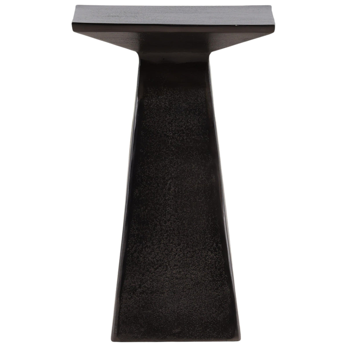Vernell Side Table, Antique Nickel by Dovetail at Eve Furniture