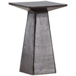 Vernell Side Table, Antique Nickel by Dovetail at Eve Furniture
