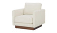 Vernon Accent Chair White by Moe's Home at Eve Furniture