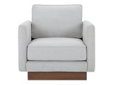 Vernon Grey Accent Chair by MOES at Eve Furniture