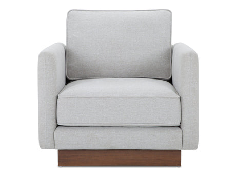 Vernon Grey Accent Chair by MOES at Eve Furniture