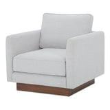 Vernon Grey Accent Chair by MOES at Eve Furniture
