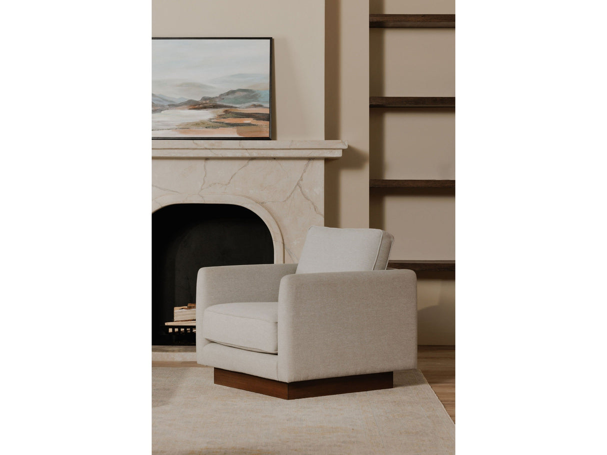 Vernon Grey Accent Chair by MOES at Eve Furniture