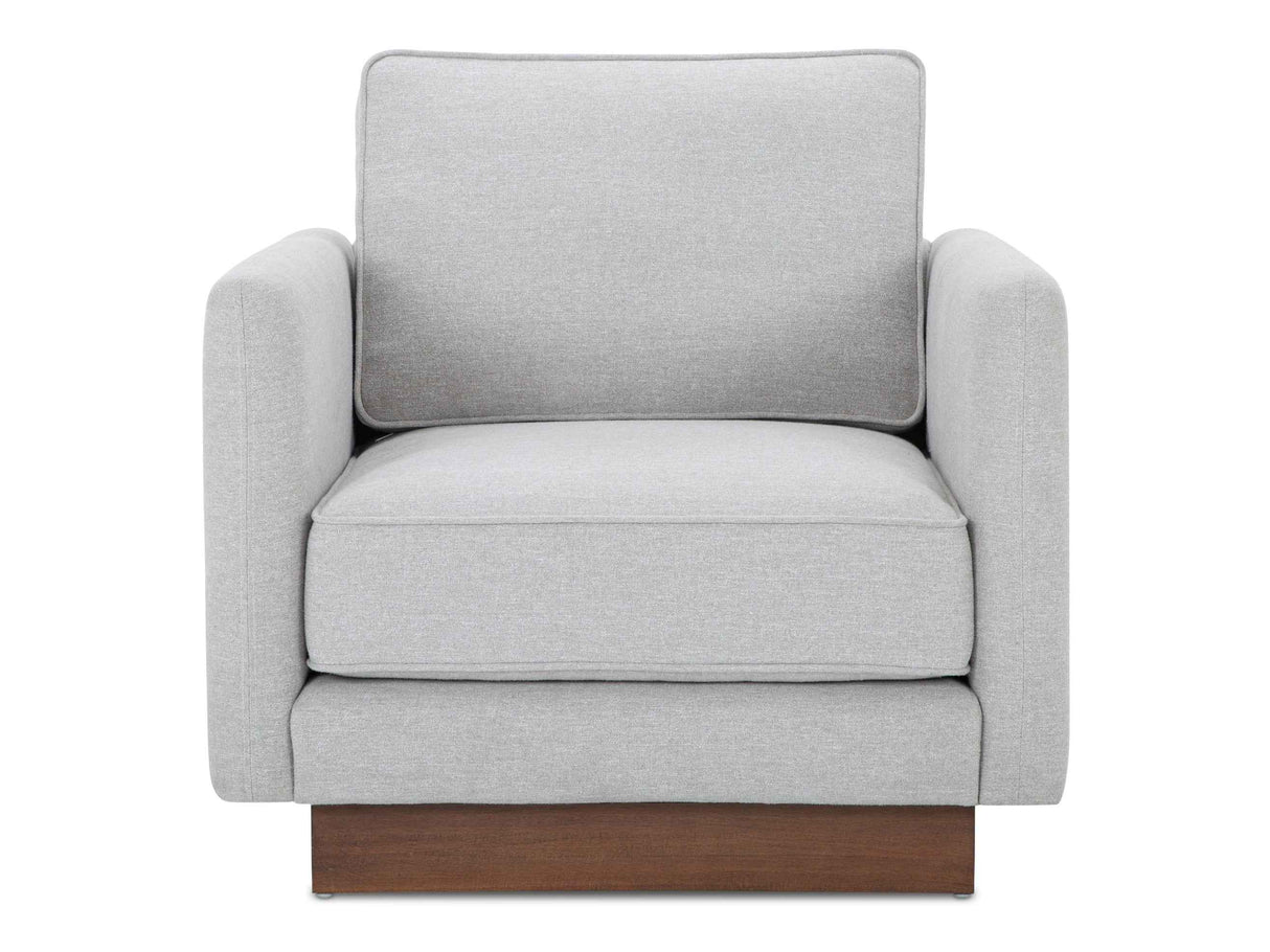 Vernon Grey Accent Chair by Moe's Home at Eve Furniture