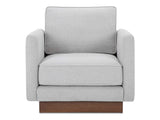 Vernon Grey Accent Chair by Moe's Home at Eve Furniture