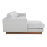 Vernon Grey Left Sectional by MOES at Eve Furniture