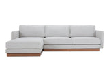 Vernon Grey Left Sectional by MOES at Eve Furniture