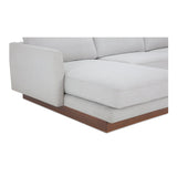 Vernon Grey Left Sectional by Moe's Home at Eve Furniture