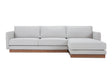 Vernon Grey Right Sectional by MOES at Eve Furniture