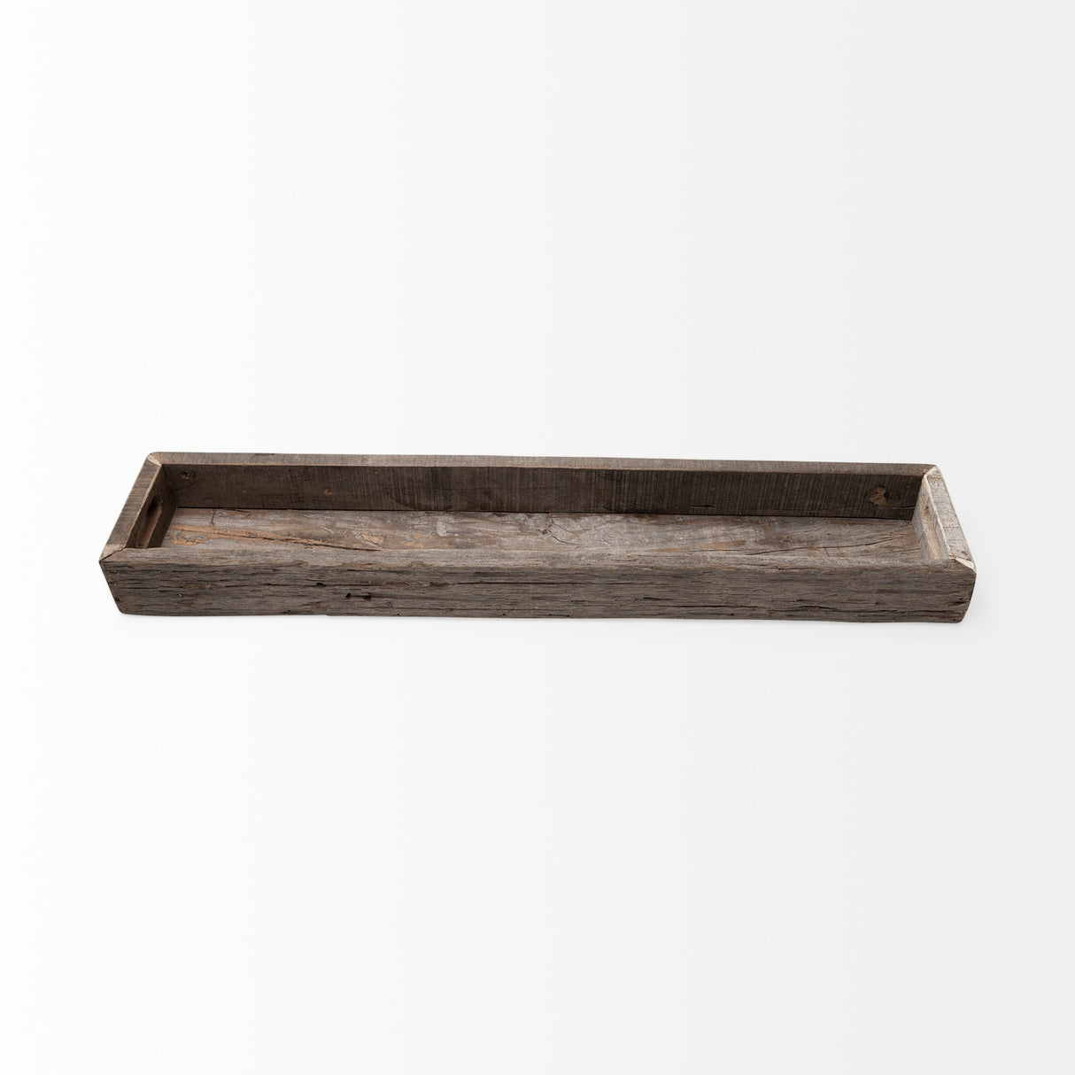 Vernon (Large) 36L x 7W Brown Reclaimed Wood Tray by Mercana at Eve Furniture