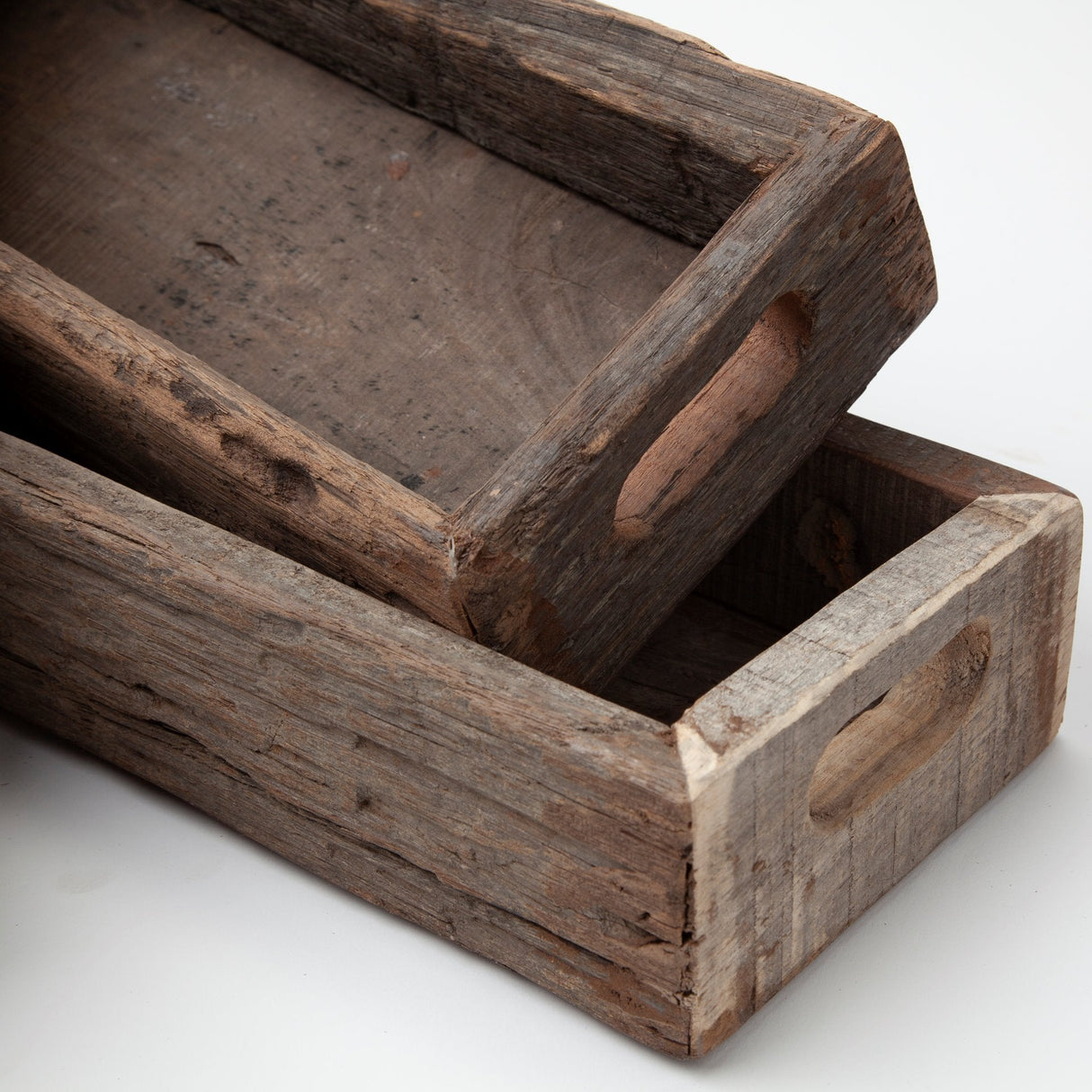 Vernon (Large) 36L x 7W Brown Reclaimed Wood Tray by Mercana at Eve Furniture