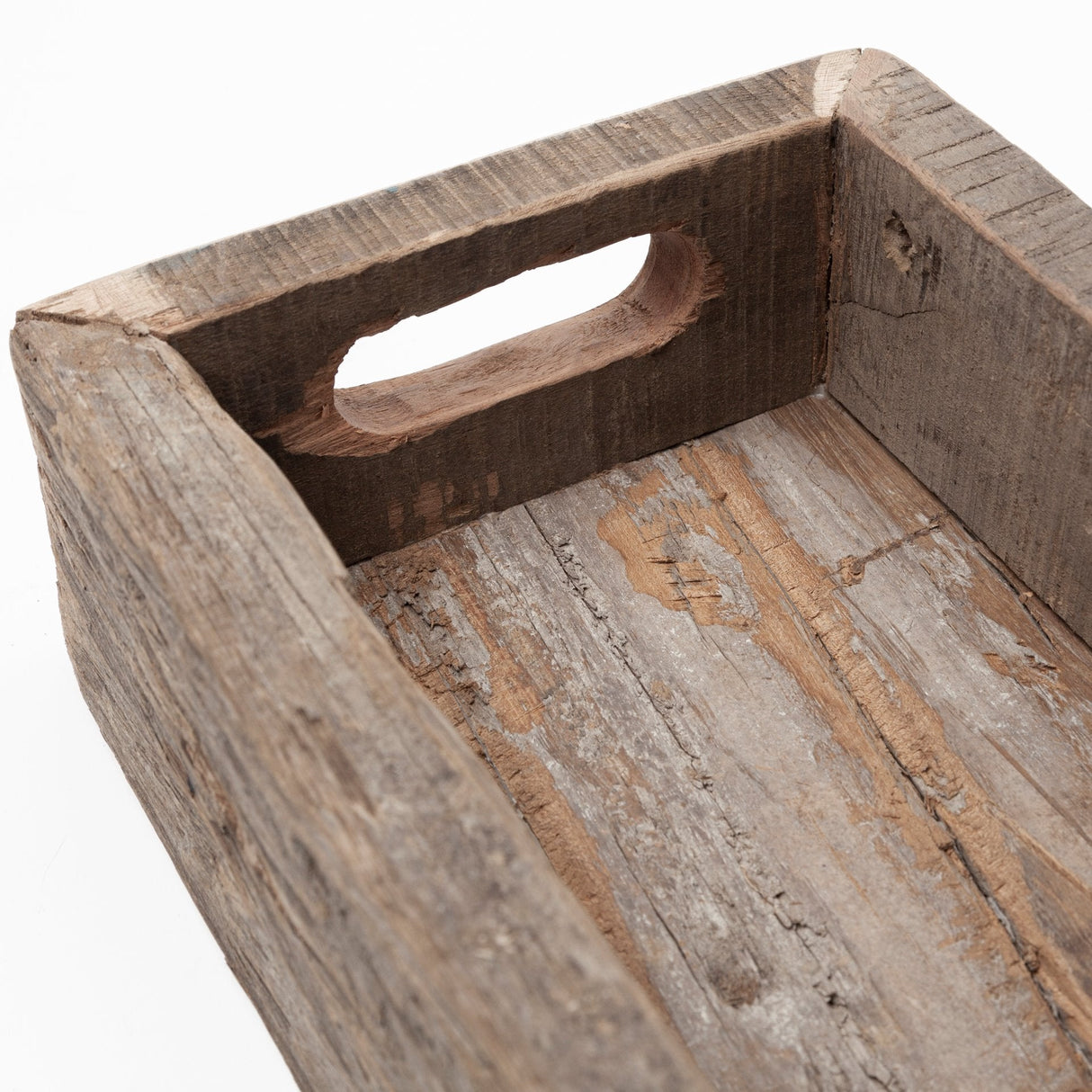 Vernon (Large) Brown Reclaimed Wood Tray by Mercana at Eve Furniture