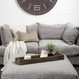 Vernon (Medium) 30L x 7W Brown Reclaimed Wood Tray by Mercana at Eve Furniture