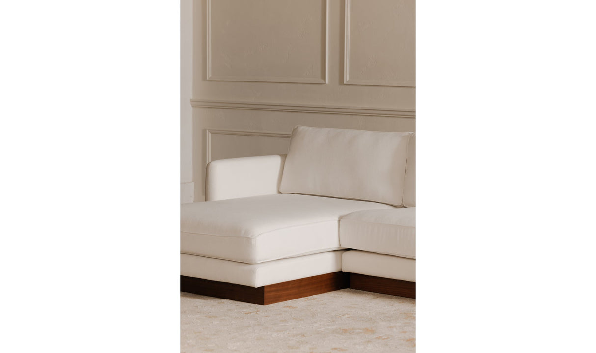 Vernon Sectional White by Moe's Home at Eve Furniture