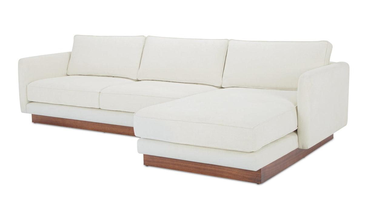 Vernon Sectional White by Moe's Home at Eve Furniture