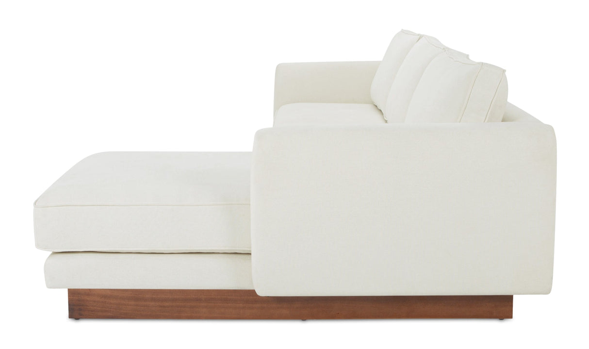 Vernon Sectional White by Moe's Home at Eve Furniture