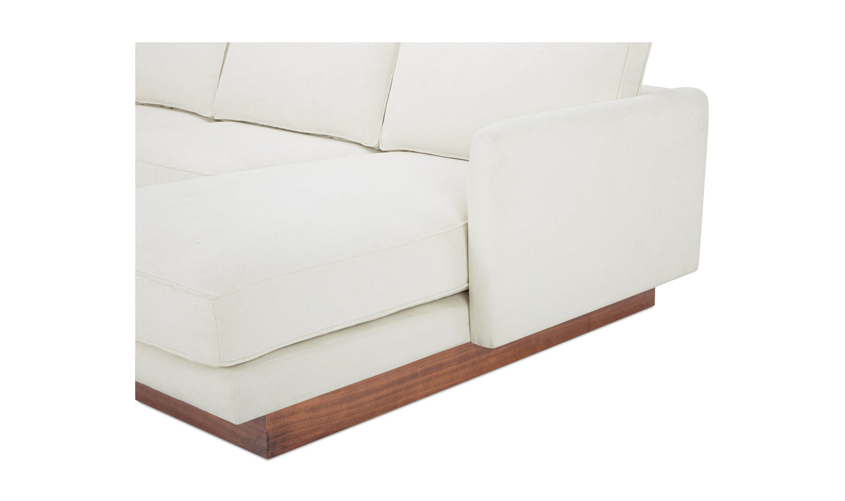 Vernon Sectional White by Moe's Home at Eve Furniture