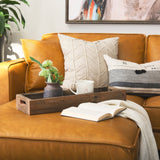 Vernon (Small) 24L x 7W Brown Reclaimed Wood Tray by Mercana at Eve Furniture