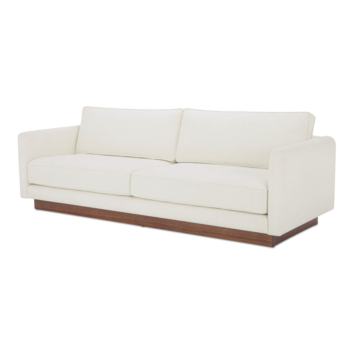 Vernon White Sofa by Moe's Home at Eve Furniture