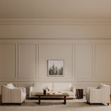 Vernon White Sofa by Moe's Home at Eve Furniture