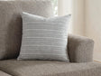 Vernthrone Taupe/White Pillow by Ashley at Eve Furniture
