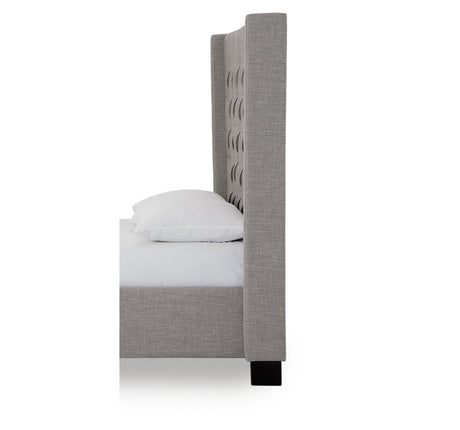 Verona Tufted Upholstered Headboard in Speckled Grey by Modus Furniture at Eve Furniture